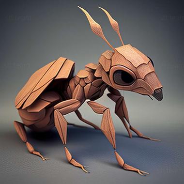 3D model Nesomyrmex nanniae (STL)